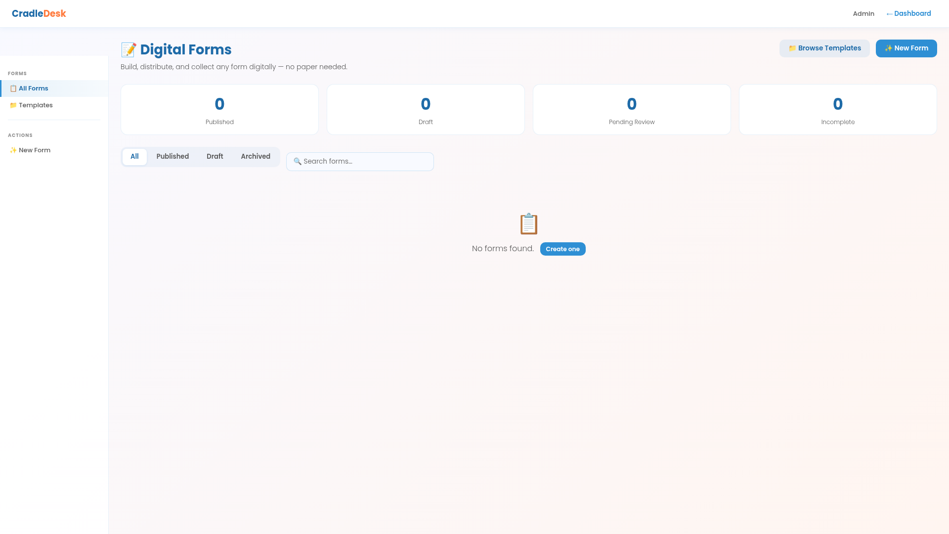Custom Digital Forms with drag-and-drop builder and e-signatures